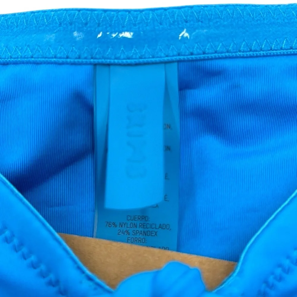 Skims Recycled Swim Long Sleeve Bikini Top Size Small